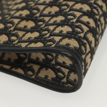 Christian Dior wristlet zip dior Canvas, NAVY, CANVAS, Shoulder bag