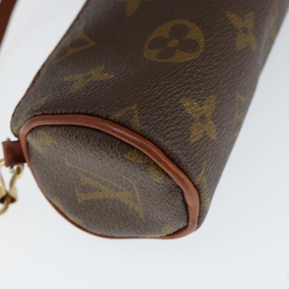 Louis Vuitton Papillon Pochette Monogram Canvas, BROWN, CANVAS, Clutche & pouche