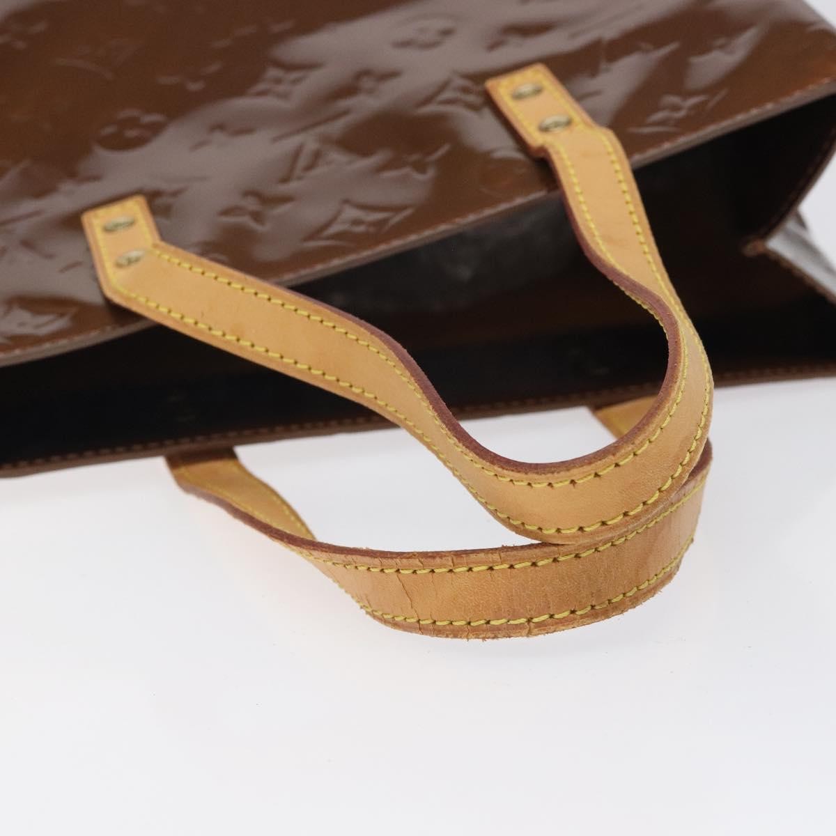 Louis Vuitton Reade Handbag Monogram Vernis, Brown, Patent Leather, Handbag