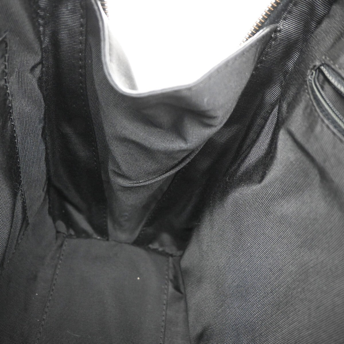 Chanel Surpique Zip Around Satchel Quilted Leather, BLACK, LEATHER, Tote bag