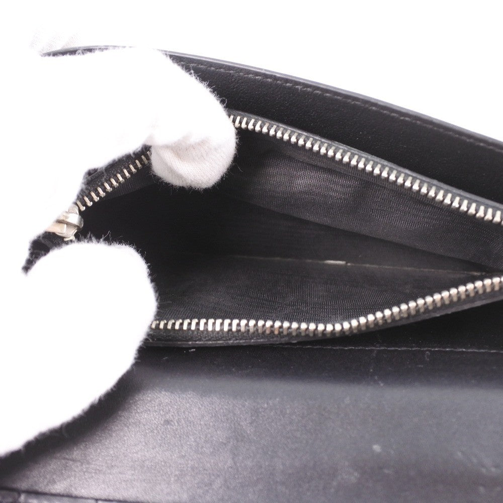 Saint Laurent Classic Zip Around Organizer Wallet Leather, BLACK, CALFSKIN, Wallets