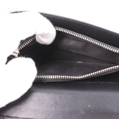 Saint Laurent Classic Zip Around Organizer Wallet Leather, BLACK, CALFSKIN, Wallets