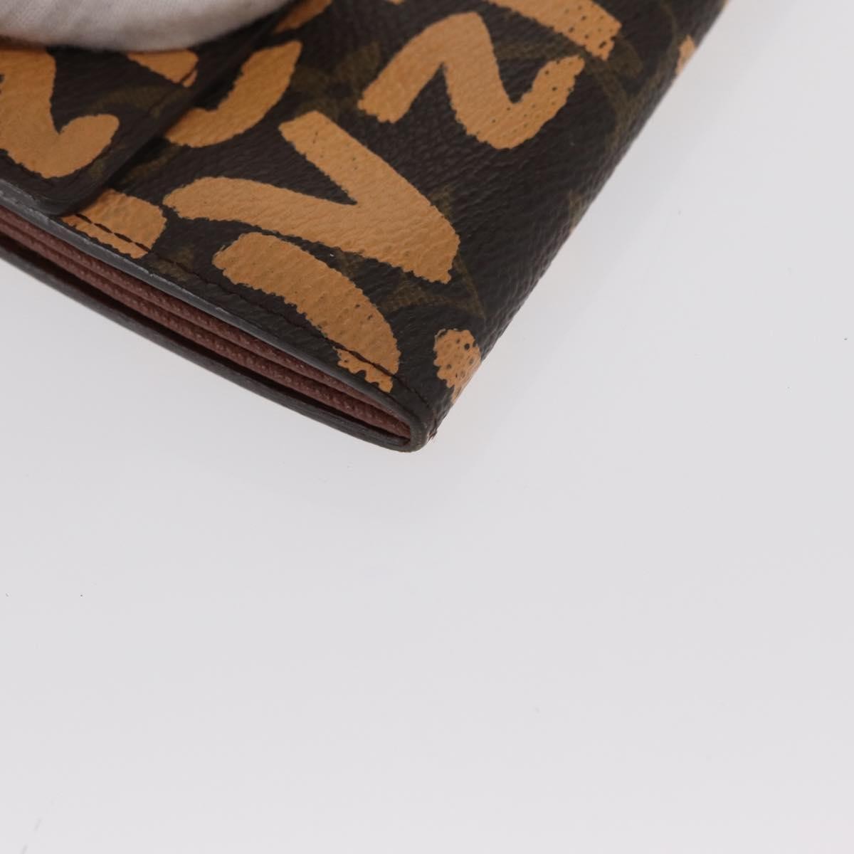 Louis Vuitton Vintage Sarah Wallet Monogram Canvas, ORANGE, CANVAS, Wallets