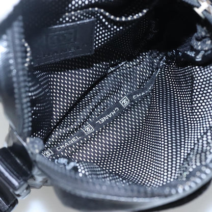 Chanel sports shoulder bag Coco mark, BLACK, CANVAS, Shoulder bag