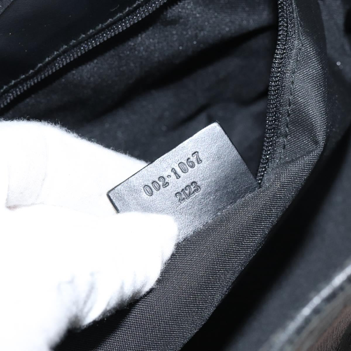 Gucci Vintage Jackie Handbag Canvas, BLACK, CANVAS, Handbag