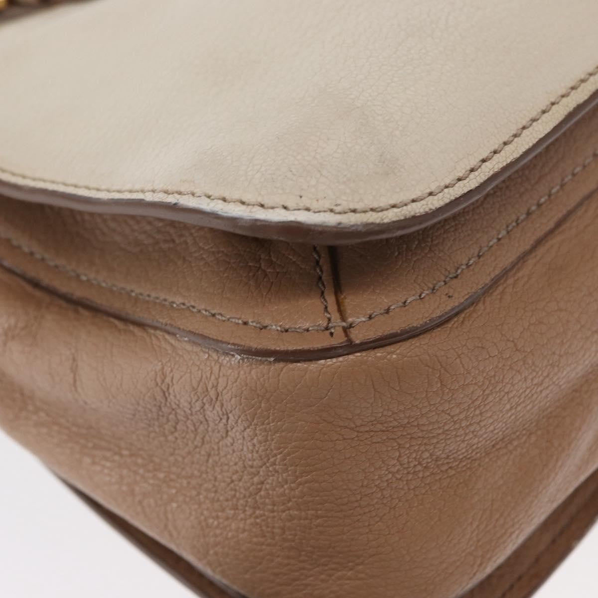 Miu Miu Madras Convertible Lock Tote Leather, BEIGE, LEATHER, Handbag