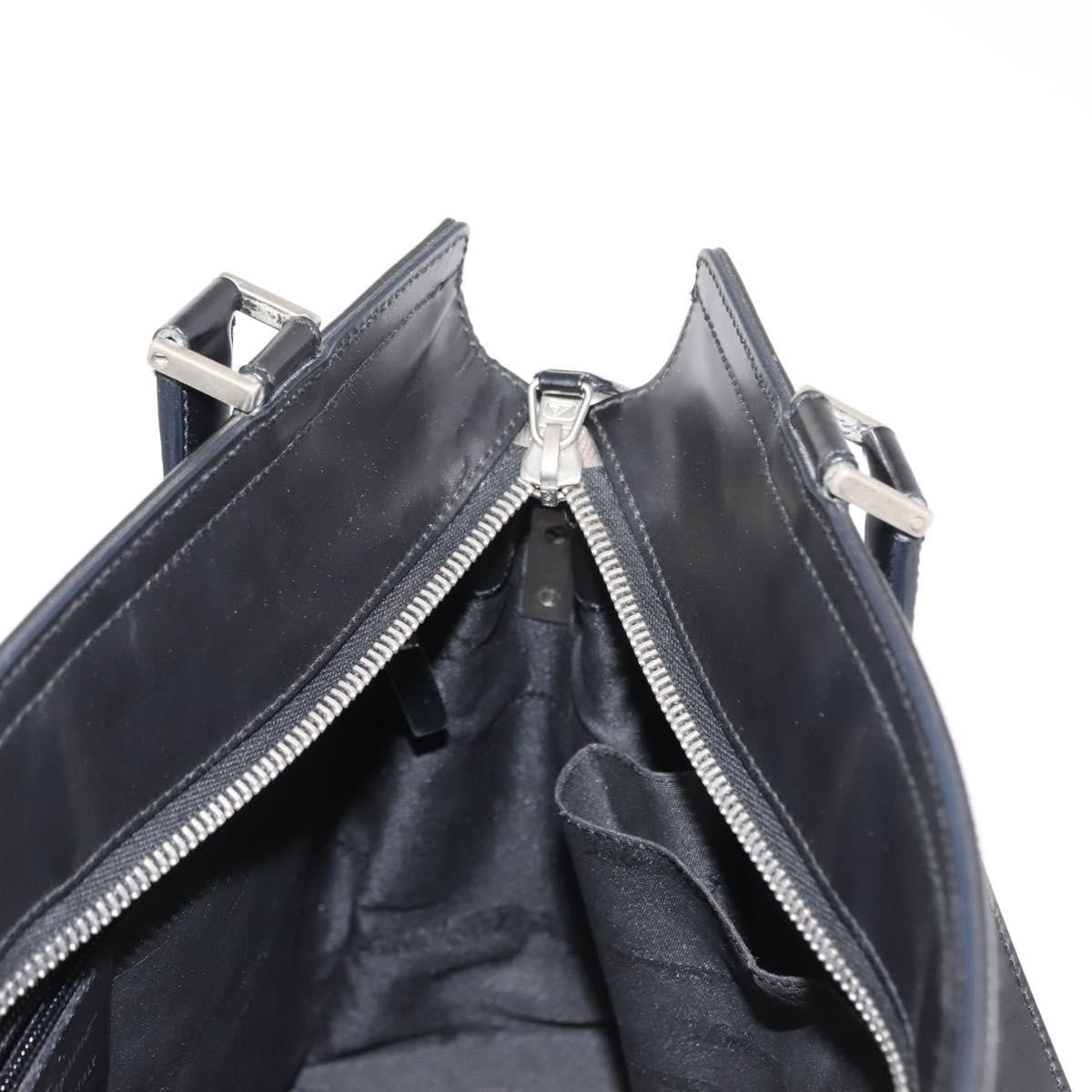 Salvatore Ferragamo Double Gancini Side Buckle Tote Leather, BLACK, LEATHER, Handbag