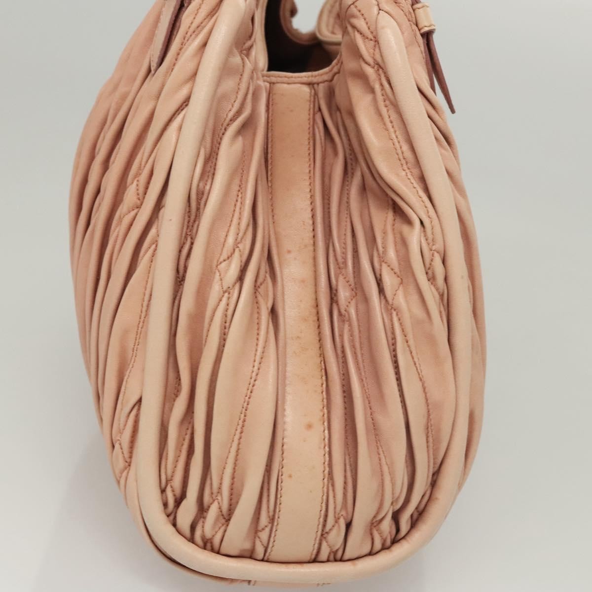 Bally Vintage Handbag Quilted Leather, PINK, LEATHER, Handbag