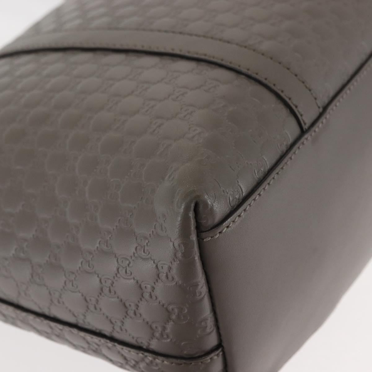 Gucci Britt Convertible Dome Satchel Microguccissima Leather, GRAY, LEATHER, Handbag