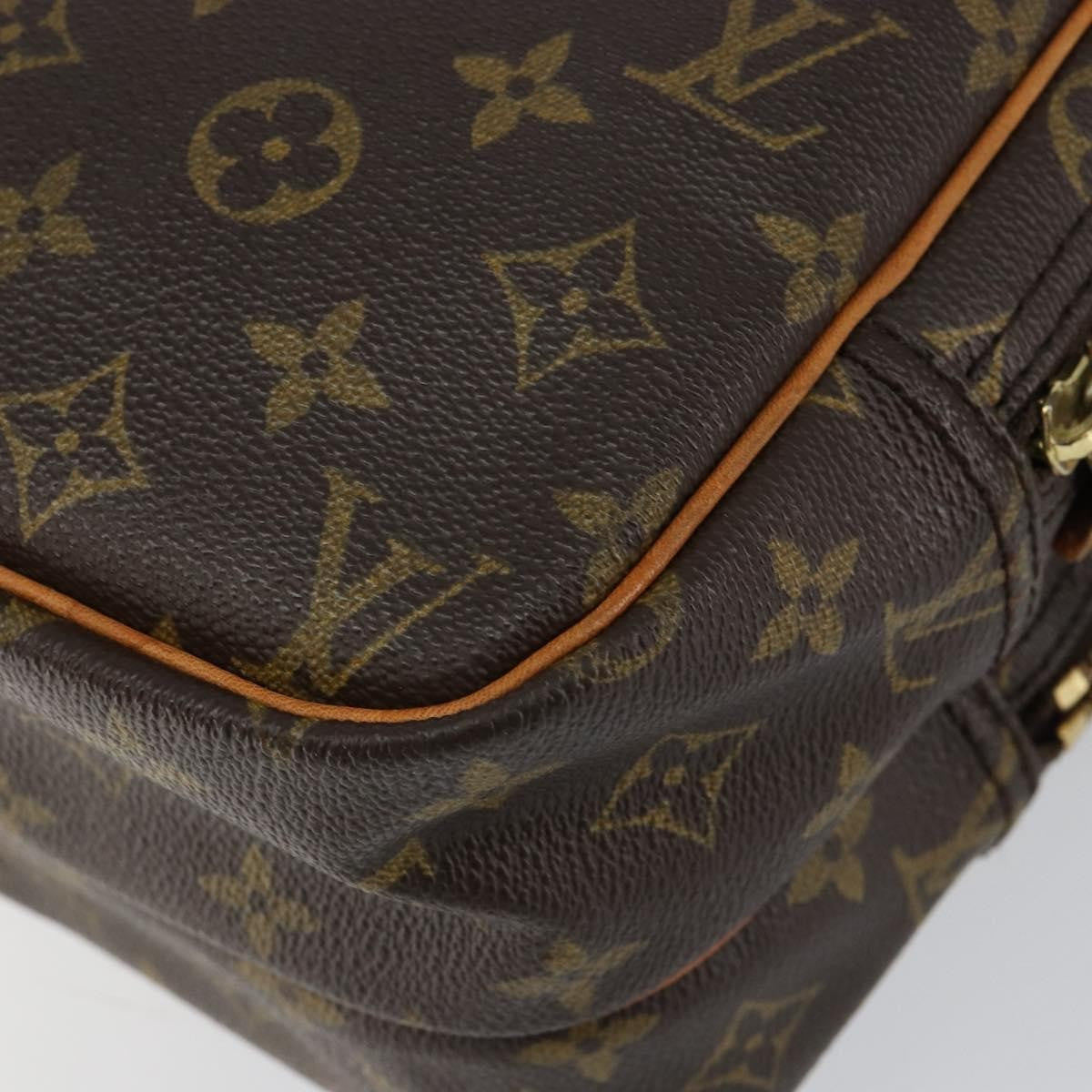 Louis Vuitton Reporter Bag Monogram Canvas, BROWN, CANVAS, Shoulder bag
