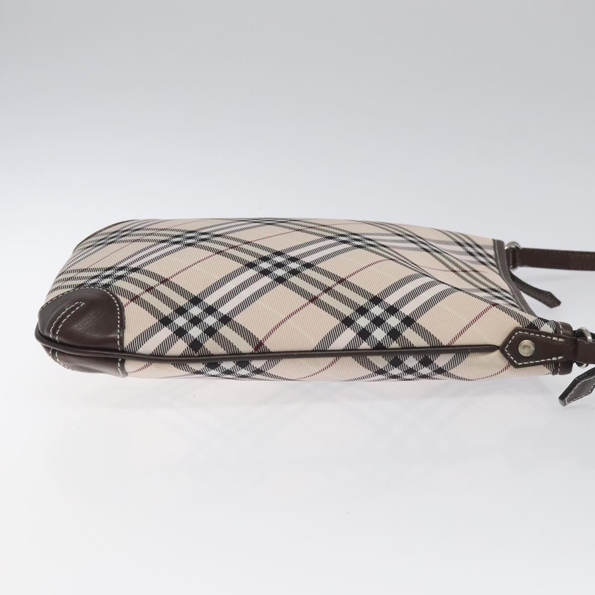 Burberry Nova Check Blue Label Canvas, BEIGE, CANVAS, Shoulder bag