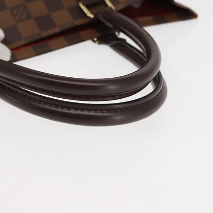 Louis Vuitton Sac Plat Bag Damier, BROWN, CANVAS, Handbag