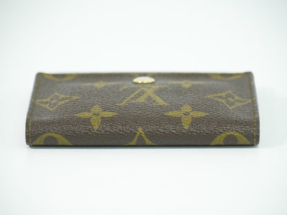 Louis Vuitton Porte Tresor Etui Papiers Wallet Monogram Canvas, BROWN, CANVAS, Card Holders