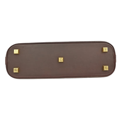 Louis Vuitton Alma Handbag Mini Lin, RED, CANVAS, Handbag