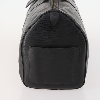 Louis Vuitton Keepall Bag Epi Leather, Black, Leather, Travel Bag