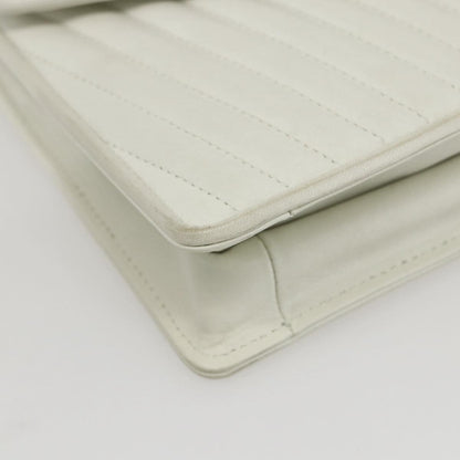 Valentino Garavani Vintage shoulder bag Leather, WHITE, LEATHER, Shoulder bag