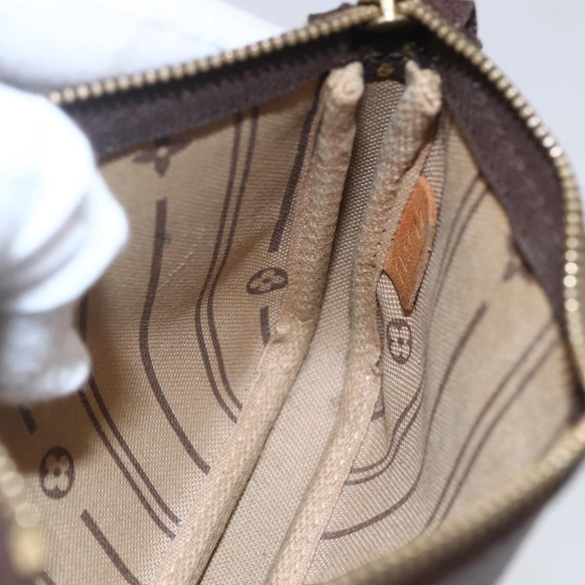 Louis Vuitton Pochette Accessoires Limited Edition Monogram Canvas, BROWN, CANVAS, Clutche & pouche