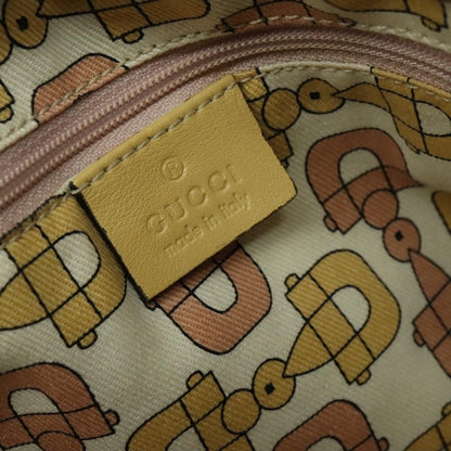 Gucci Abbey Zip Tote Guccissima, YELLOW, CANVAS, Tote bag