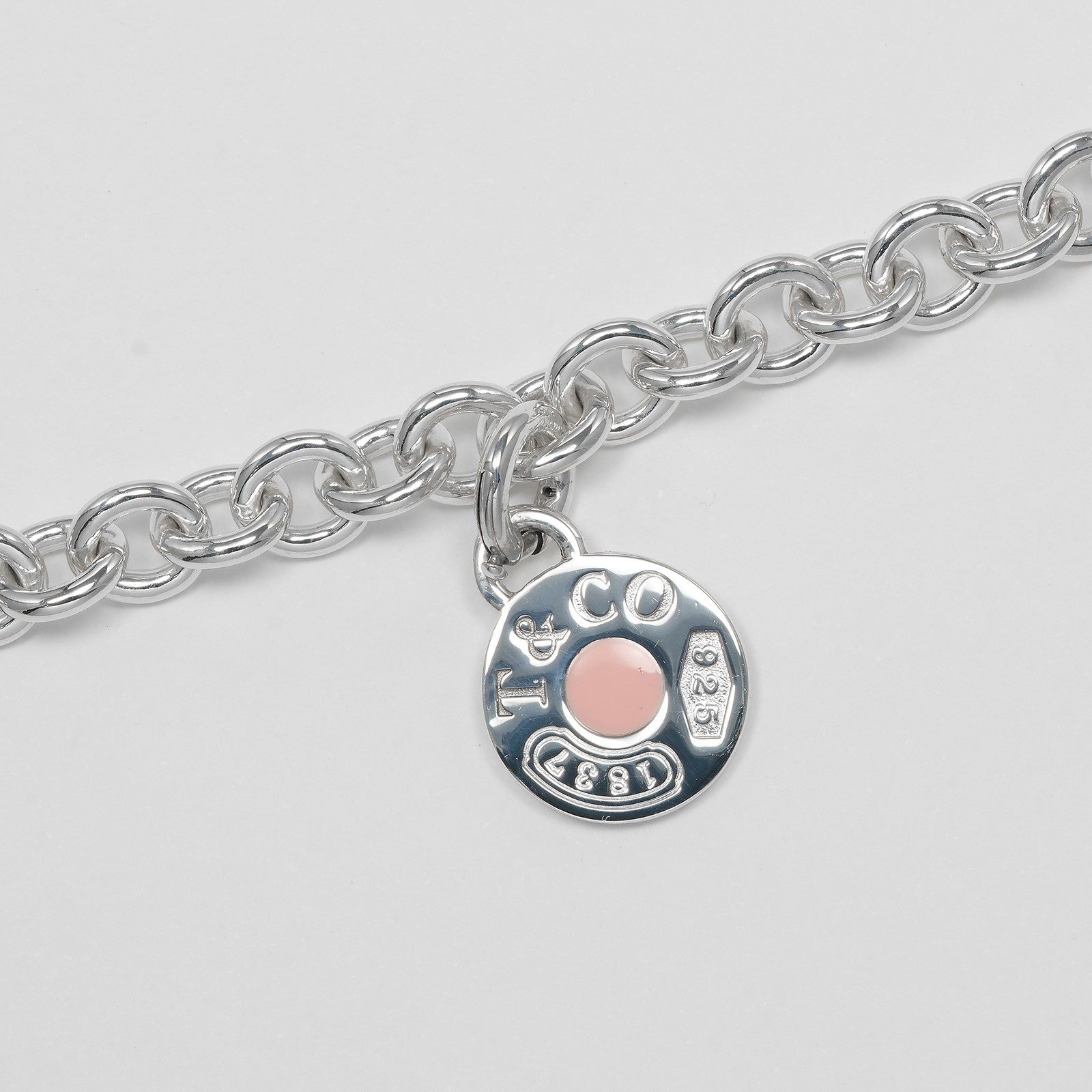 Tiffany & Co. 1837 Round tag bracelet Silver 925, SILVER, SILVER, Bracelet