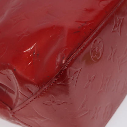 Louis Vuitton Reade Handbag Monogram Vernis, Red, Patent Leather, Handbag