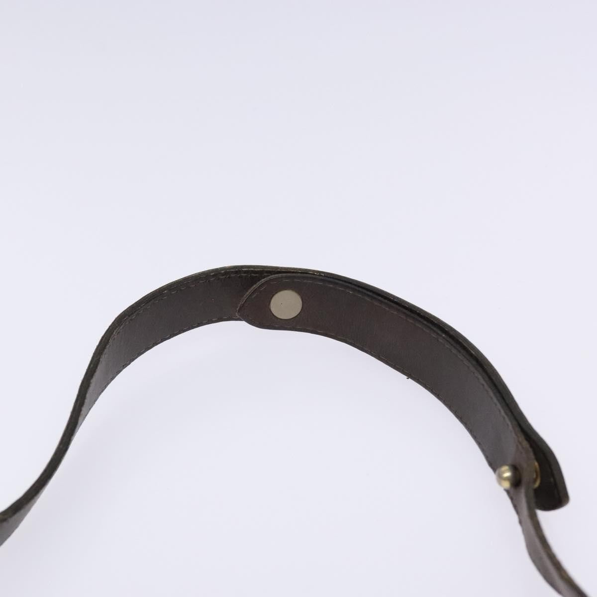 Christian Dior Vintage Trotter Shoulder Bag Canvas, BROWN, CANVAS, Shoulder bag