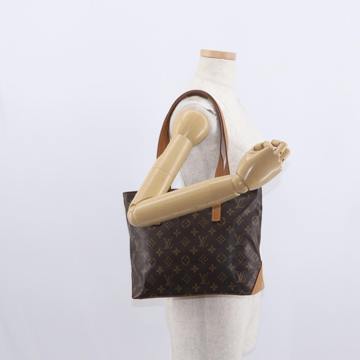 Louis Vuitton Cabas Piano Monogram Canvas, BROWN, CANVAS, Tote bag