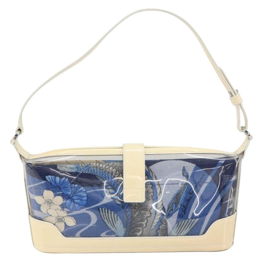 Salvatore Ferragamo Vintage Shoulder Bag Patent leather, BLUE, PATENT_LEATHER, Shoulder bag