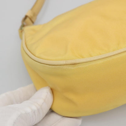 Prada Vintage Shoulder Bag Tessuto, YELLOW, NYLON, Shoulder bag