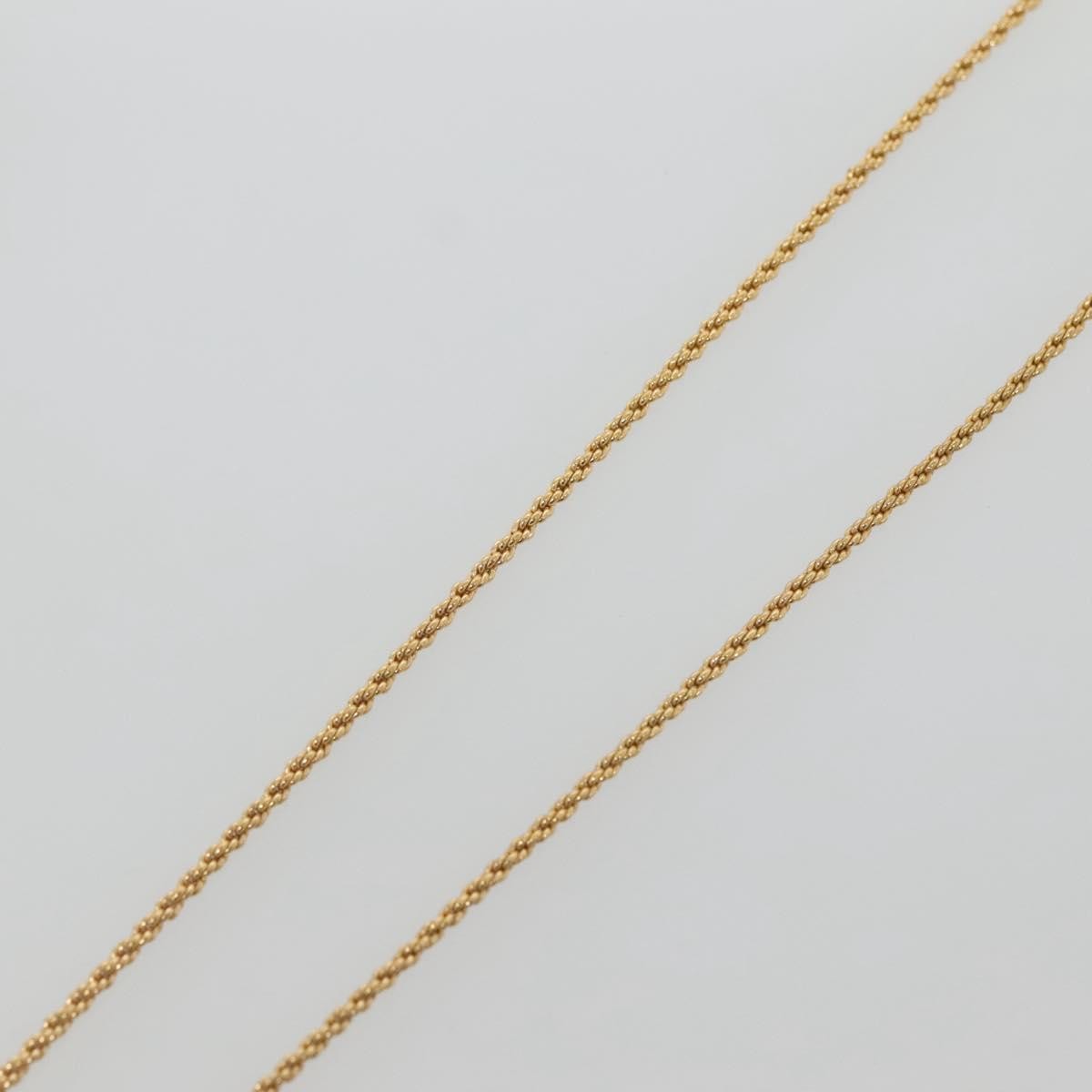 Christian Dior Vintage Logo Round Pendant Necklace Metal, GOLD, METAL, Necklace