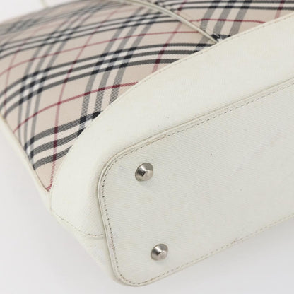 Burberry Nova Check Tote Canvas and Leather, BEIGE, CANVAS, Tote bag