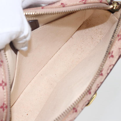 Louis Vuitton Juliette Crossbody Bag Mini Lin, RED, CANVAS, Clutche & pouche