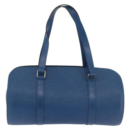 Louis Vuitton Soufflot Handbag Epi Leather, Blue, Leather, Handbag