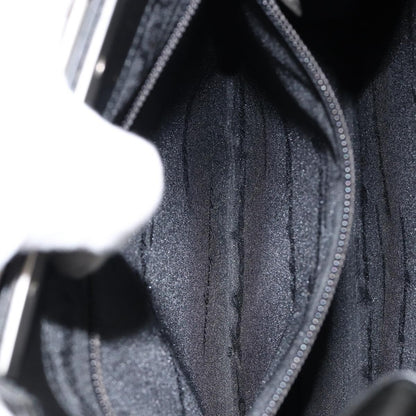 Salvatore Ferragamo Gancini Shoulder Bag Leather, BLACK, LEATHER, Shoulder bag