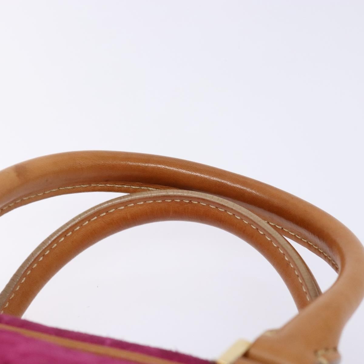 Celine Vintage Macadam Handbag C Macadam Suede, PURPLE, SUEDE, Handbag