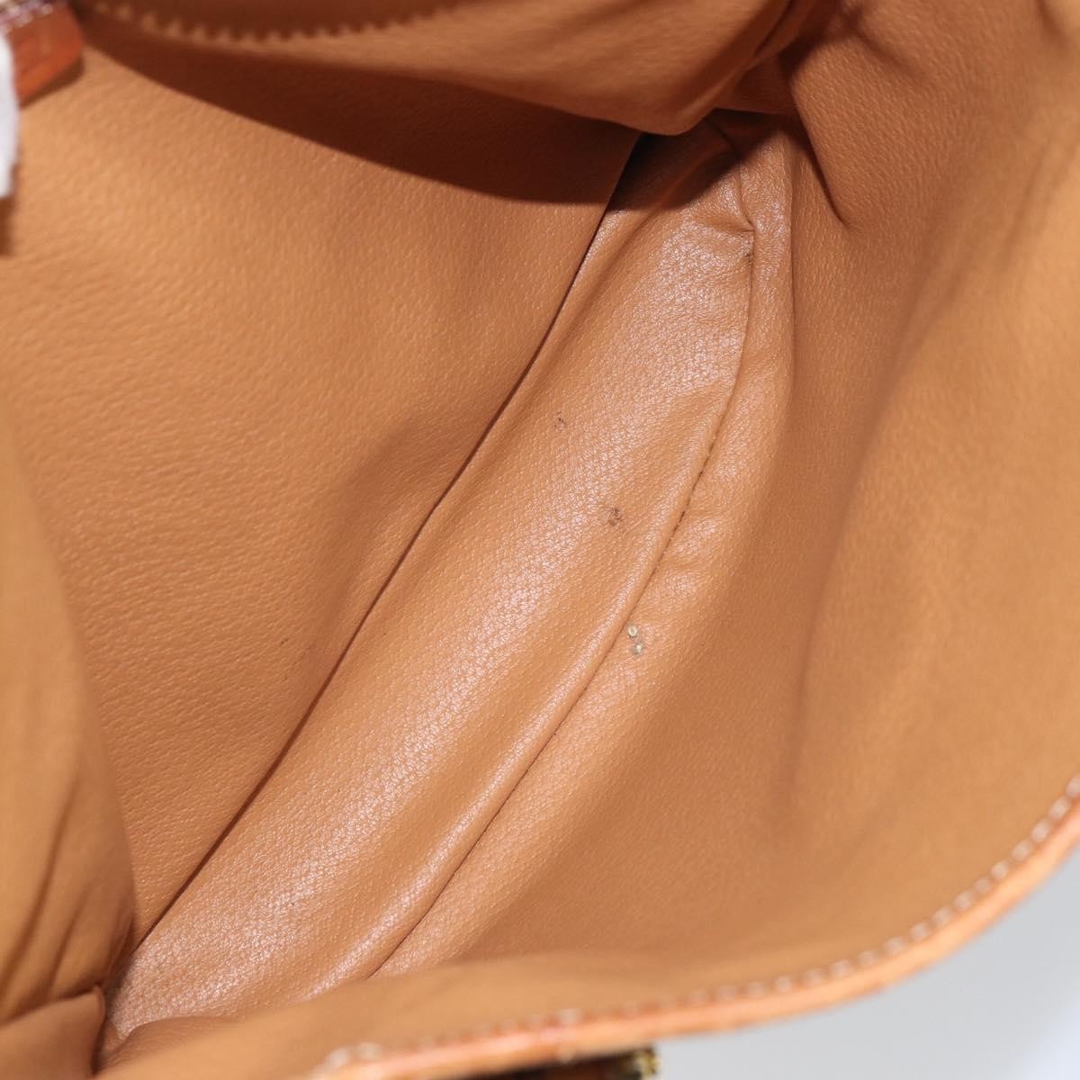 Celine Vintage Macadam Tote bag Canvas, BROWN, PVC, Tote bag