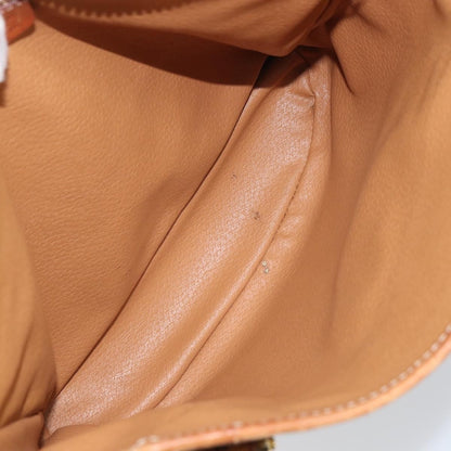 Celine Vintage Macadam Tote bag Canvas, BROWN, PVC, Tote bag