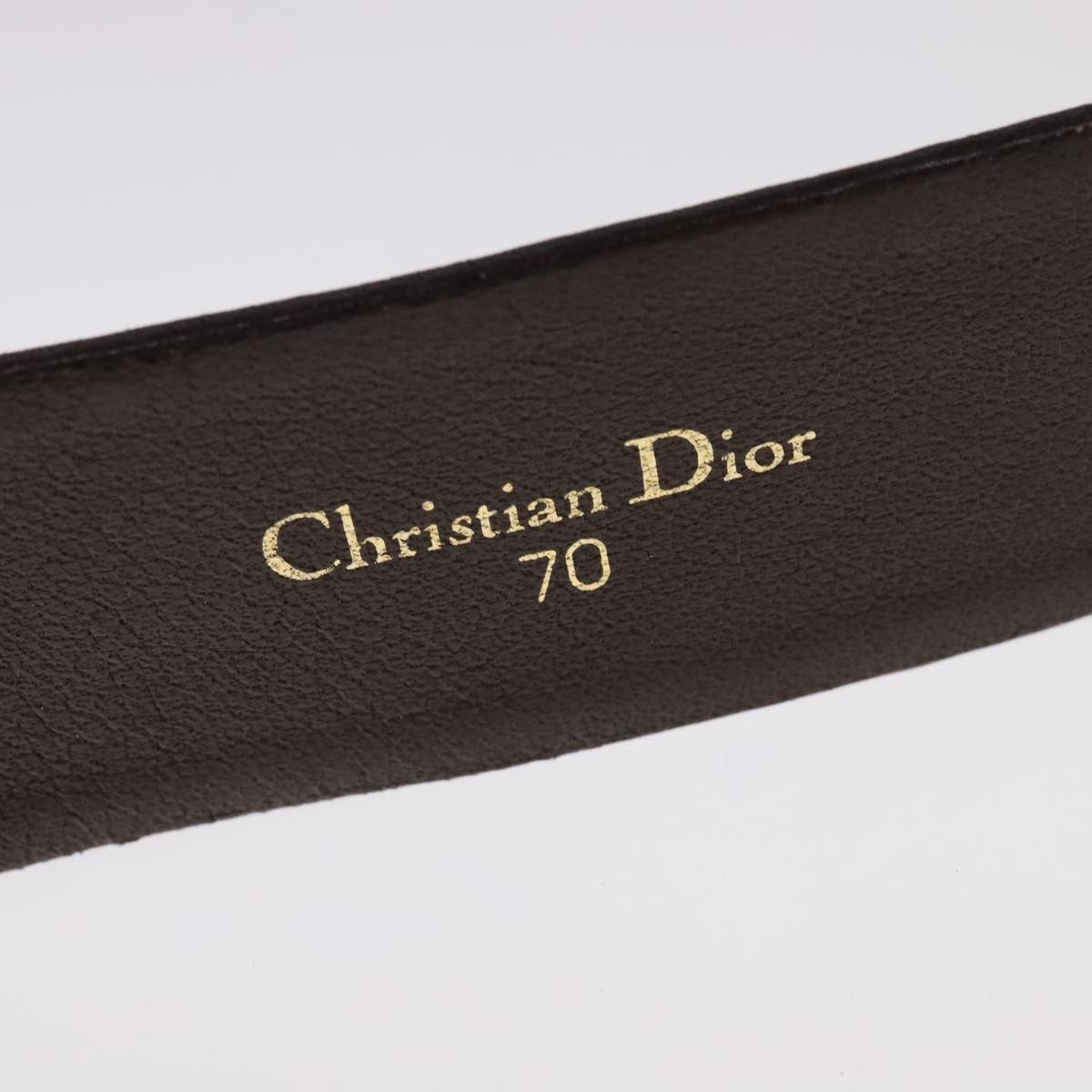 Christian Dior D Buckle Belt Canvas and Leather, BROWN, CANVAS, Belts