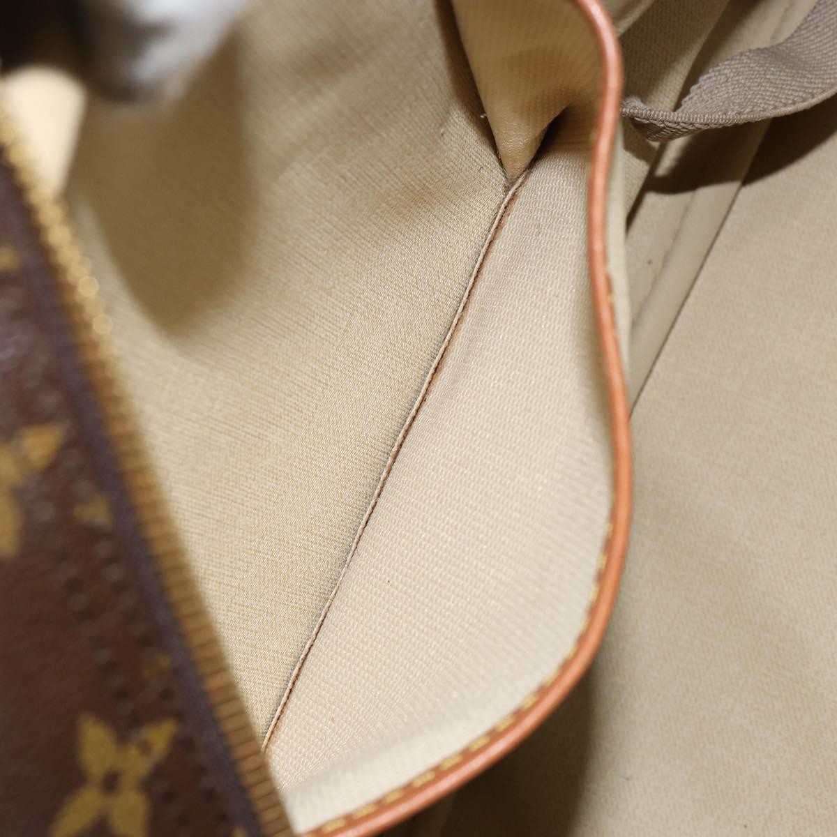 Louis Vuitton Deauville Handbag Monogram Canvas, BROWN, CANVAS, Handbag