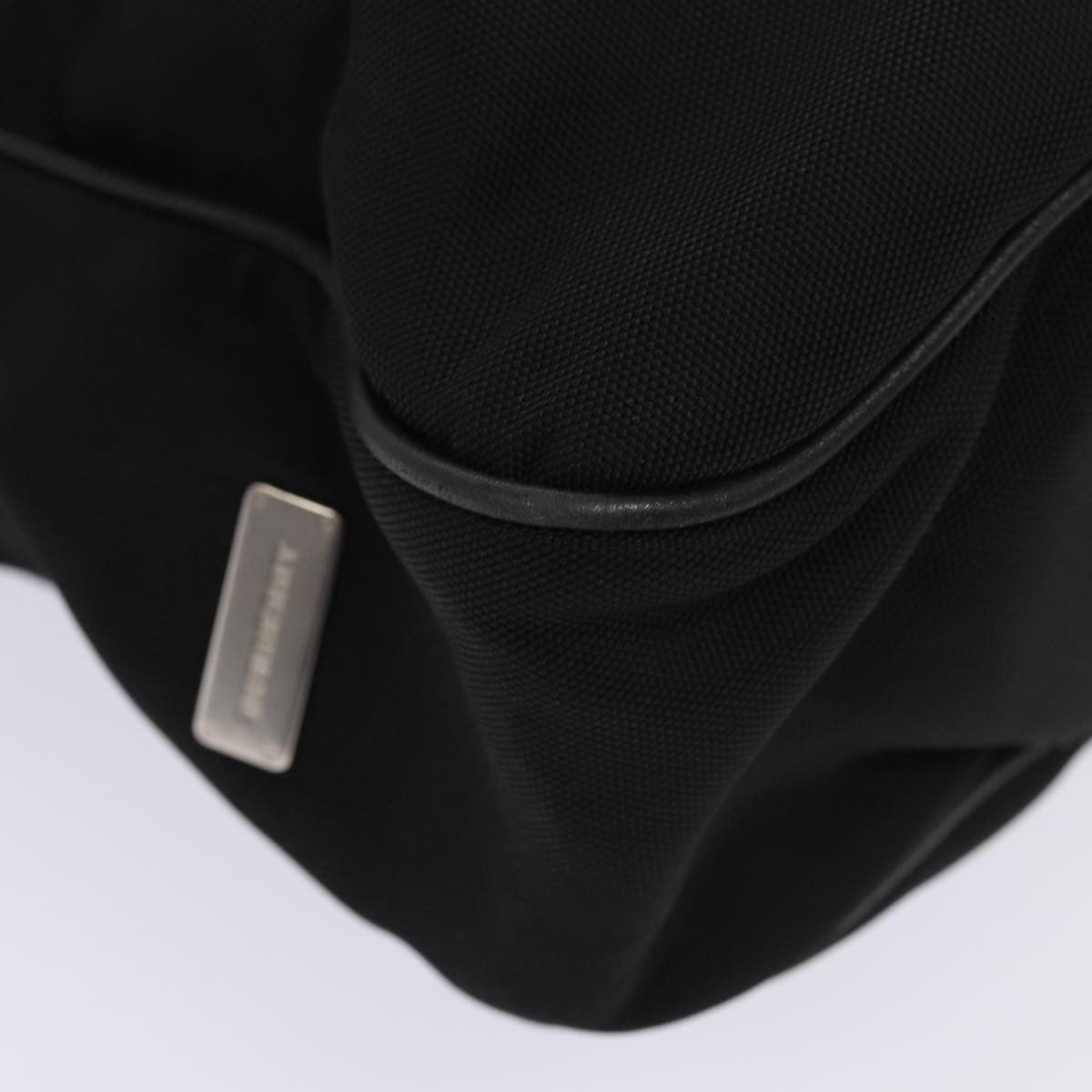 Burberry Vintage Shoulder Bag Nylon, BLACK, NYLON, Shoulder bag