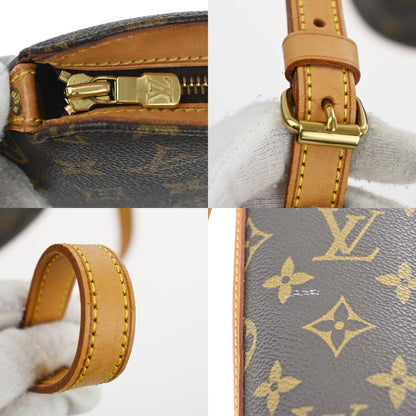 Louis Vuitton Drouot Handbag Monogram Canvas, BROWN, CANVAS, Shoulder bag
