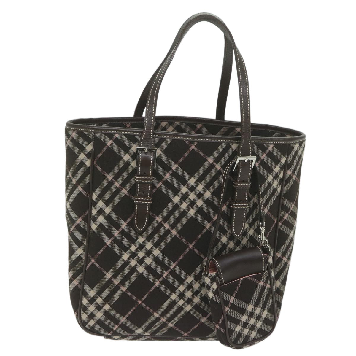 Burberry Nova Check Tote canvas check pattern, BROWN, CANVAS, Tote bag