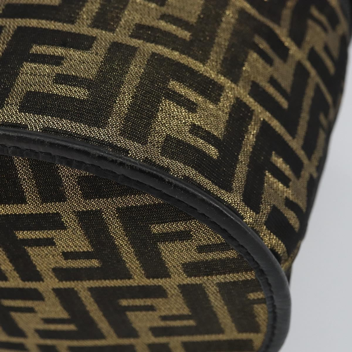 Fendi Vanity Clutch Canvas, BROWN, CANVAS, Clutche & pouche