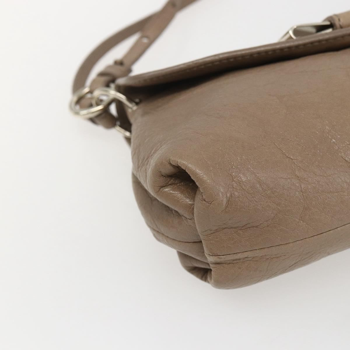 Chloe Lily Handbag Leather, BEIGE, LEATHER, Handbag