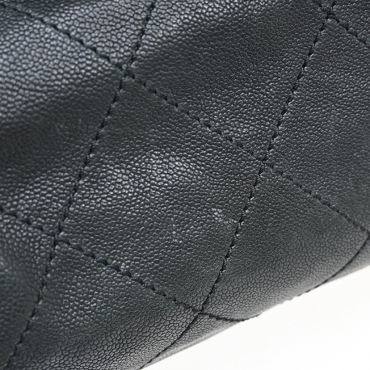 Chanel Outdoor Ligne Doctor Bag Quilted Caviar, Black, Leather, Handbag