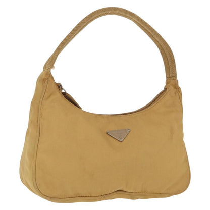 Prada Hobo Tessuto, YELLOW, NYLON, Handbag