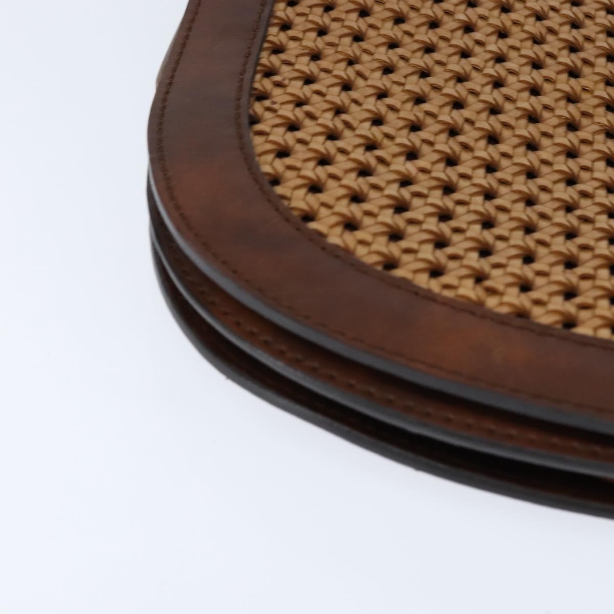 Stella McCartney Flap Shoulder Bag Polyester, BROWN, POLYESTER, Shoulder bag