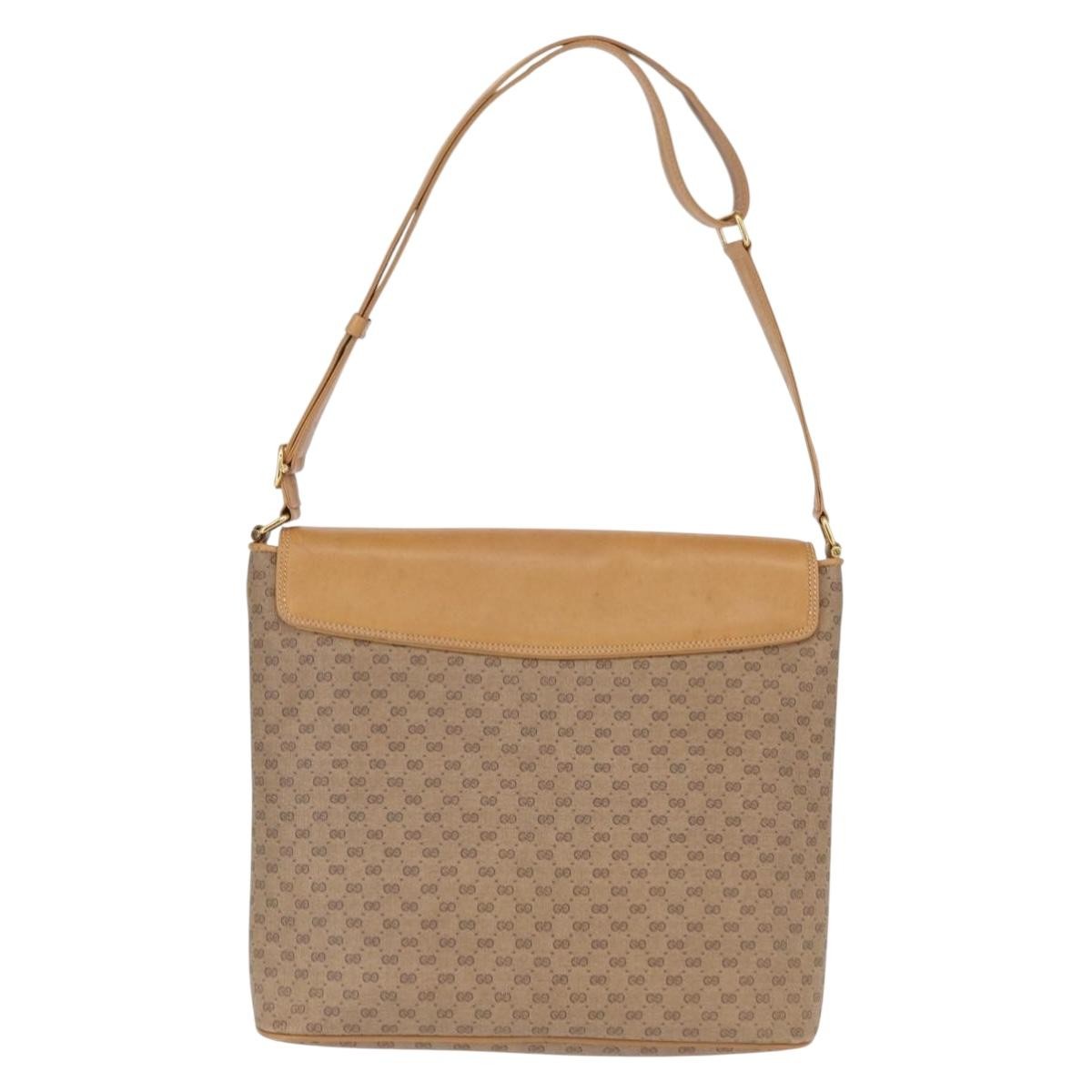 Gucci Micro GG supreme shoulder bag GG canvas, BEIGE, CANVAS, Shoulder bag