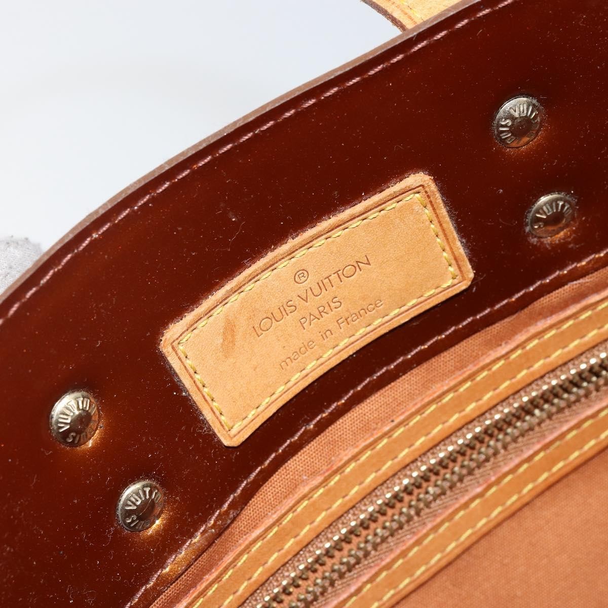 Louis Vuitton Reade Handbag Monogram Vernis, BROWN, PATENT_LEATHER, Handbag