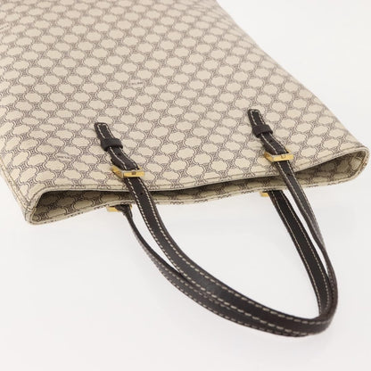 Celine Vintage Macadam Tote bag Canvas, WHITE, CANVAS, Tote bag