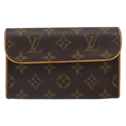 Louis Vuitton Florentine Waist Bag Monogram Canvas, BROWN, CANVAS, Clutche & pouche